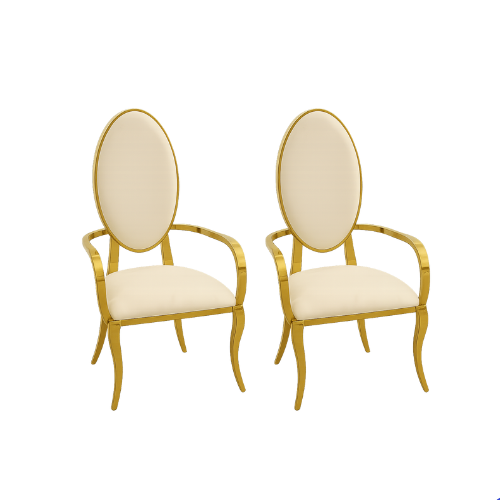 Trône Élégance – Location pour Événements (Lot de 2)