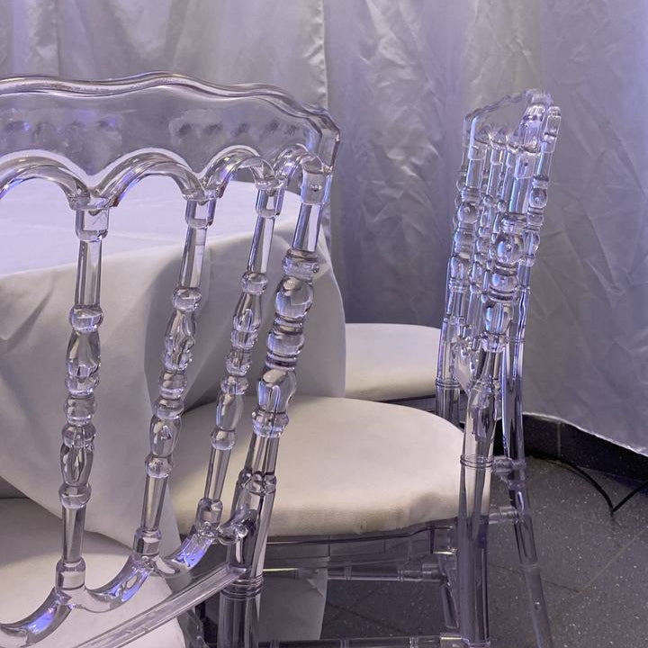 Location Chaise Napoléon Cristal transparent