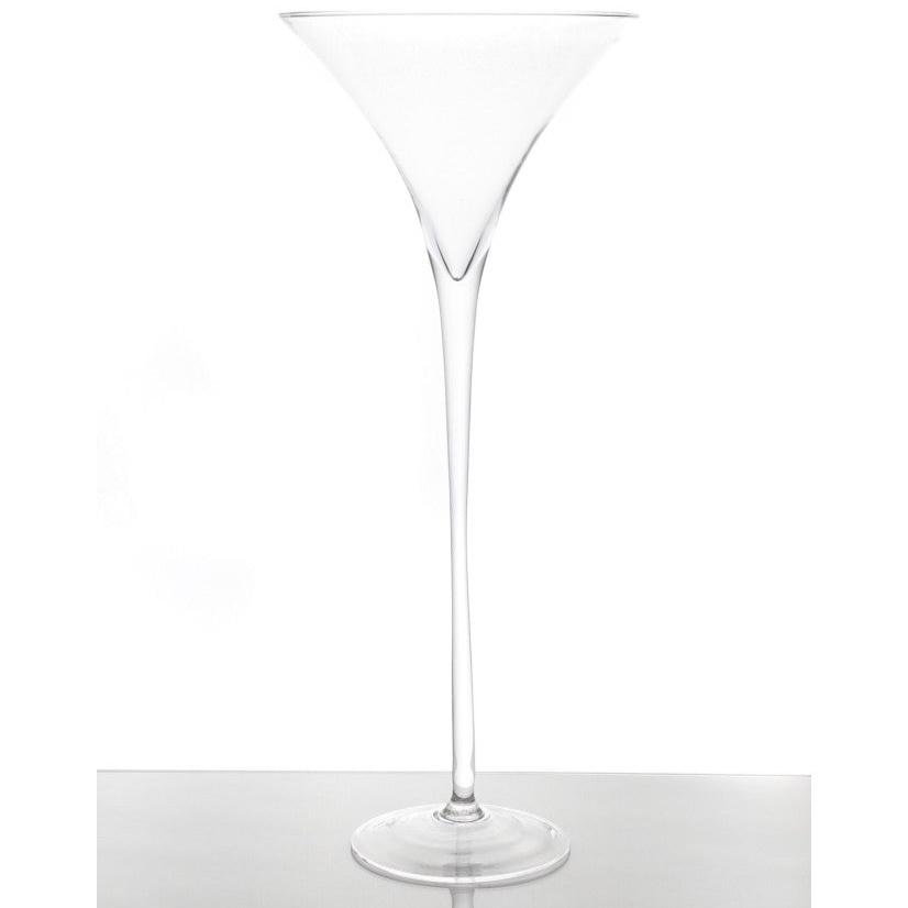 Vase martini 70 cm avec boule florale